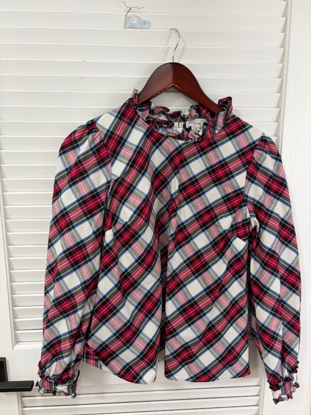 Plaid blouse